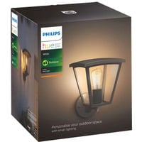 Philips Hue Hue White Inara Outdoor Lámpara de Pared, Luz de LED negro