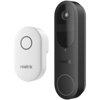 Reolink D340B w/ Chime + 64GB SD sistema de intercomunicación de video 4 MP Negro, Timbre de la puerta 4 MP, 2048 x 2048 Pixeles, CMOS, 25,4 / 3,11 mm (1 / 3.11"), 15 pps, 180°