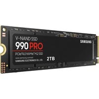 Samsung 990 PRO 2 TB M.2 PCI Express 4.0 NVMe V-NAND MLC, Unidad de estado sólido 2 TB, M.2, 7450 MB/s