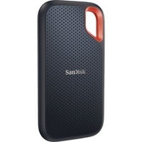 SanDisk Extreme Portable 2000 GB Negro, Unidad de estado sólido negro/Naranja, 2000 GB, USB Tipo C, 3.2 Gen 2 (3.1 Gen 2), 1050 MB/s, Protección mediante contraseña, Negro