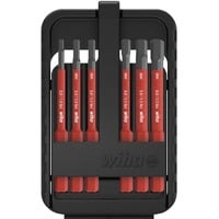 Wiha Juego de puntas slimBit electric, hexágono interior, Conjuntos de bits rojo