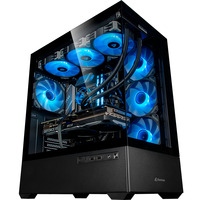ALTERNATE ALT-THUNDER-INT-001, Gaming-PC negro/Transparente