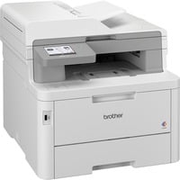 Brother MFC-L8390CDW impresora multifunción LED A4 600 x 2400 DPI 30 ppm Wifi, Impresora multifuncional gris claro, LED, Impresión a color, 600 x 2400 DPI, A4, Impresión directa, Blanco