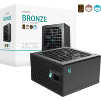 DeepCool GamerStorm PF600X 600W, Fuente de alimentación de PC negro