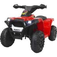 Jamara Ride-on Mini Quad Runty, Automóvil de juguete rojo/Negro, Quad, Niño, 2 año(s), 4 rueda(s), Negro, Rojo
