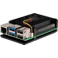 Joy-IT Carcasa de aluminio para Raspberry Pi 5, Caja/Carcasa negro