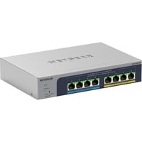 Netgear MS108TUP No administrado L2 2.5G Ethernet (100/1000/2500) Energía sobre Ethernet (PoE) Gris, Interruptor/Conmutador gris, No administrado, L2, 2.5G Ethernet (100/1000/2500), Energía sobre Ethernet (PoE)
