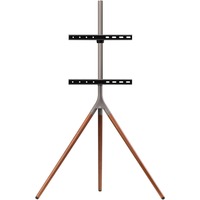 One for all WM 7471 165,1 cm (65") Negro, Gris, Madera, Soporte gris/Madera, 81,3 cm (32"), 165,1 cm (65"), 200 x 100 mm, 400 x 400 mm, 360°, Negro, Gris, Madera