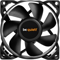 be quiet! Pure Wings 2 Carcasa del ordenador Ventilador 8 cm Negro negro, Ventilador, 8 cm, 1900 RPM, 19,2 dB, 26,3 cfm, 44,45 m³/h