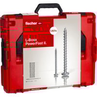 fischer L-BOXX 102 PowerFast II Pan-Head, Juego de tornillos plateado