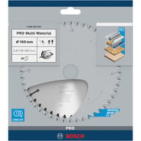 Bosch 2 608 640 503 hoja de sierra circular 16 cm 1 pieza(s) Aluminio, Aglomerado, Tablero de fibra, Metal no ferroso, Plástico, 16 cm, 2 cm, 1,8 mm, 2,4 mm, Bosch