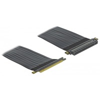 DeLOCK 85764 tarjeta y adaptador de interfaz Interno PCIe, Tarjeta de ampliación PCIe, PCIe, Negro, 0,3 m, 1 pieza(s)