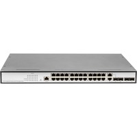 Digitus Conmutador Gigabit Ethernet Layer 2, 24 puertos, 2 puertos combinados RJ45/SFP y 2 puertos SFP Uplink, Interruptor/Conmutador 24 puertos, 2 puertos combinados RJ45/SFP y 2 puertos SFP Uplink, Gestionado, L2, Gigabit Ethernet (10/100/1000), Montaje en rack