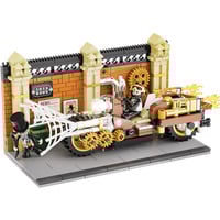 Lumibricks Persecución de motocicletas steampunk, Juegos de construcción 