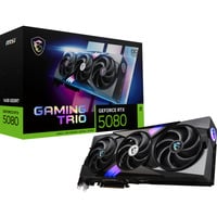 MSI GAMING GEFORCE RTX 5080 16G TRIO OC tarjeta gráfica NVIDIA 16 GB GDDR7 GeForce RTX 5080, 16 GB, GDDR7, 256 bit, 7680 x 4320 Pixeles, PCI Express x16 5.0