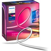 Philips Hue Hue Play Gradient Lightstrip para PC, Tira de LED negro/blanco, Philips Hue Play Gradient Lightstrip para PC, Tira de luz inteligente, Bluetooth/Zigbee, Negro, Blanco, LED, Silicona, Bombilla(s) no reemplazable(s)