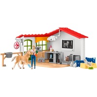 Schleich Veterinarian practice with pets, Muñecos Farm, 3 año(s), Multicolor