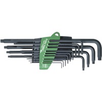 Wiha Juego de llaves de pasador en soporte ProStar, hexagonal, Destornillador negro