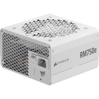 Corsair RM750e 750 Watt 80 Plus Gold Blanco Reacondicionado, Fuente de alimentación de PC blanco