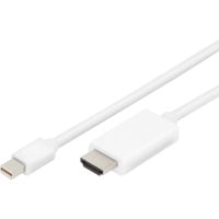 Digitus Cable adaptador mini DisplayPort > HDMI 4K blanco