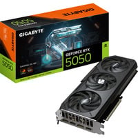 GIGABYTE GeForce RTX 5050 GAMING OC 8G Tarjeta Gráfica - 8GB GDDR6, 128bit, PCI-E 5.0, 2632MHz Frecuencia del núcleo, 2 x DP, 2 x HDMI, NVIDIA DLSS 4, GV-N5050GAMING OC-8GD 128bit, PCI-E 5.0, 2632MHz Frecuencia del núcleo, 2 x DP, 2 x HDMI, NVIDIA DLSS 4, GV-N5050GAMING OC-8GD, GeForce RTX 5050, 8 GB, GDDR6, 128 bit, 7680 x 4320 Pixeles, PCI Express 5.0
