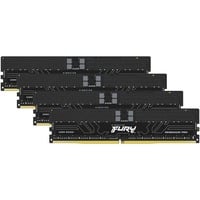 Kingston FURY FURY 64GB 5600MT/s DDR5 ECC Reg CL28 DIMM (Kits de 4) Renegade Pro EXPO, Memoria RAM negro, 64 GB, 4 x 16 GB, DDR5, 288-pin DIMM, Negro