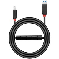 Lindy 43227 cable USB 10 m USB 3.2 Gen 1 (3.1 Gen 1) USB A USB B Negro negro, 10 m, USB A, USB B, USB 3.2 Gen 1 (3.1 Gen 1), 5000 Mbit/s, Negro