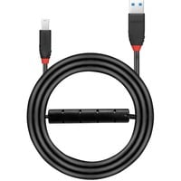 Lindy 43227 cable USB USB 3.2 Gen 1 (3.1 Gen 1) 10 m USB A USB B Negro negro, 10 m, USB A, USB B, USB 3.2 Gen 1 (3.1 Gen 1), 5 Gbit/s, Negro