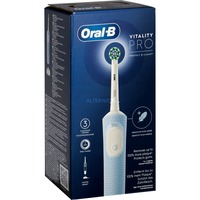 Procter & Gamble Vitality Pro Adulto Cepillo dental oscilante Gris, Blanco, Cepillo de dientes eléctrico celeste, Adulto, Cepillo dental oscilante, Cuidados diarios, Sensible, Gris, Blanco, 2 min, Gris, Blanco