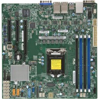 Supermicro X11SSH-F Intel® C236 LGA 1151 (Zócalo H4) micro ATX, Placa base Intel, LGA 1151 (Zócalo H4), E3-1200, 80 W, DDR4-SDRAM, 64 GB