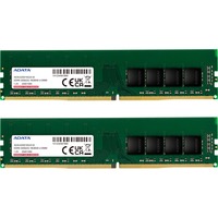 ADATA AD4U320016G22-DTGN módulo de memoria 32 GB 2 x 16 GB DDR4, Memoria RAM verde, 32 GB, 2 x 16 GB, DDR4, 3200 MHz, 288-pin DIMM