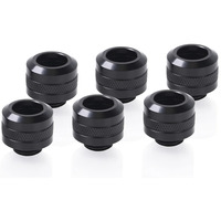 Alphacool Eiszapfen PRO 13mm HardTube Fitting G1/4 - Deep Black, Conexión negro
