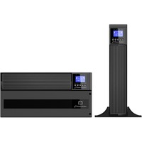 BlueWalker VFI 6000 ICR IoT Doble conversión (en línea) 6 kVA 6000 W 1 salidas AC, UPS negro, Doble conversión (en línea), 6 kVA, 6000 W, Onda sinusoidal pura, 160 V, 276 V