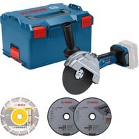 Bosch BITURBO GWS 18V-180 P, 06019H6L02, Amoladora angular azul/Negro