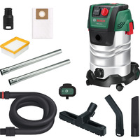 Bosch PAS30-240PRS, Aspiradora en húmedo y en seco verde/Acero fino