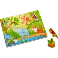 HABA Sound-Puzzle de agarrar En la jungla 6 pieza(s), Animales, 2 año(s)