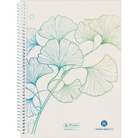 Herlitz GREENline cuaderno y block A5 70 hojas Blanco, Bloque de Colegio Imagen, Blanco, A5, 70 hojas, Papel cuadriculado, Adulto
