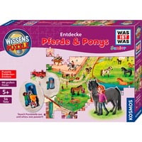 KOSMOS Rompecabezas de conocimiento WAS IST WAS Junior: Descubre la granja de ponis, Puzzle 