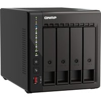 QNAP TS-453E NAS Torre Intel® Celeron® J6412 8 GB 0 TB QNAP QTS Negro negro, NAS, Torre, Intel® Celeron®, J6412, 8 GB, 0 TB