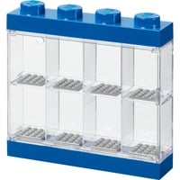 Room Copenhagen LEGO Vitrina de minifiguras azul, Caja de depósito azul/Transparente
