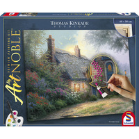 Schmidt Spiele My ArtNOBLE Thomas Kinkade - Moonlight Cottage, Pintura 