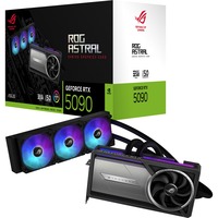 ASUS ROG Astral - -LC-RTX5090-32G-GAMING NVIDIA GeForce RTX 5090 32 GB GDDR7, Tarjeta gráfica GeForce RTX 5090, 32 GB, GDDR7, 512 bit, 7680 x 4320 Pixeles, PCI Express 5.0