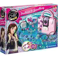 Clementoni THE JEWELLERY WORKSHOP, Manualidades Kit de diseño de moda para niños, 7 año(s), Multicolor