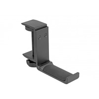 DeLOCK Soporte ajustable para auriculares para montaje en mesa negro