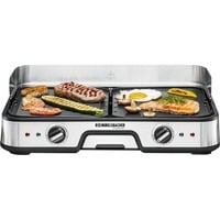 Rommelsbacher Parrilla eléctrica BBQ 2025 negro/Acero fino