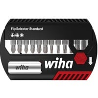 Wiha Juego de puntas FlipSelector Standard, PH / PZ / TX, Conjuntos de bits negro/Rojo