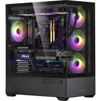 ALTERNATE Custom PC Series • Red Thunder Elements, Gaming-PC negro/Transparente