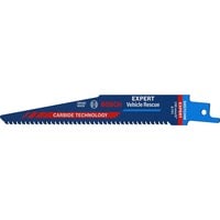 Bosch Expert 2608900379 Hoja para sierra recíproca Acero de alto carbono (HCS) 10 pieza(s), Hoja de sierra Hoja para sierra recíproca, Vidrio, Acero, Acero de alto carbono (HCS), Azul, 3 mm, 1,35 mm