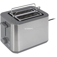 Braun HT 1510 GY 6 2 rebanada(s) 900 W Gris, Acero inoxidable, Tostadora acero fino/Gris, 2 rebanada(s), Gris, Acero inoxidable, Plástico, Acero inoxidable, Botones, Nivel, Giratorio, 900 W, 185 mm