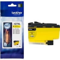 Brother LC-427XLY cartucho de tinta 1 pieza(s) Original Alto rendimiento (XL) Amarillo Alto rendimiento (XL), Amarillo, Tinta a base de pigmentos, 1 pieza(s), 5000 páginas, Pack individual